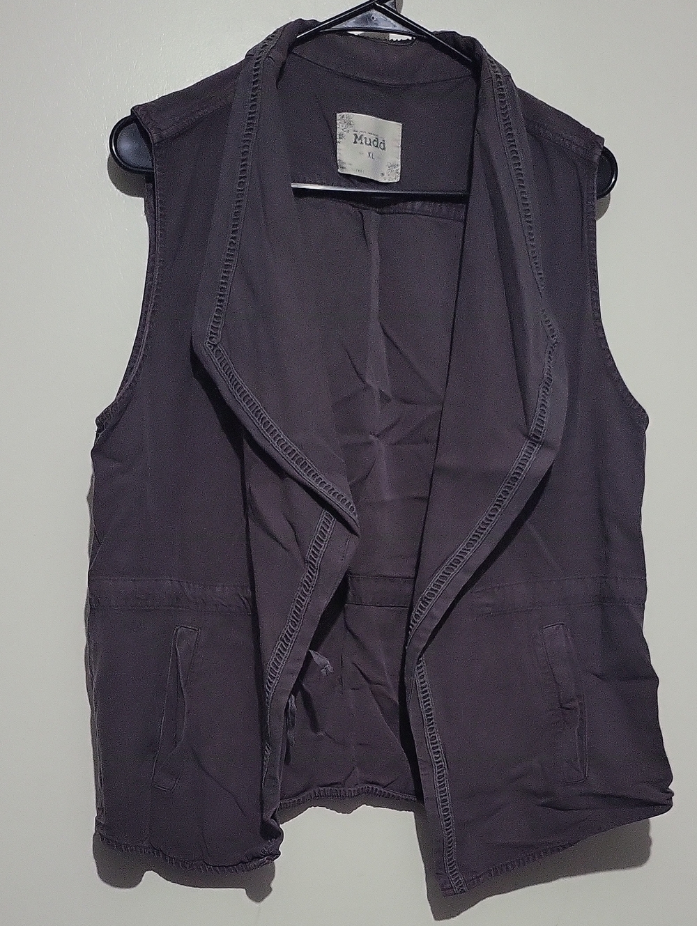 Mudd Women's Vest - Charcoal Gray